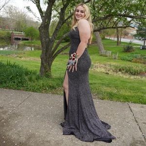 long black prom dress